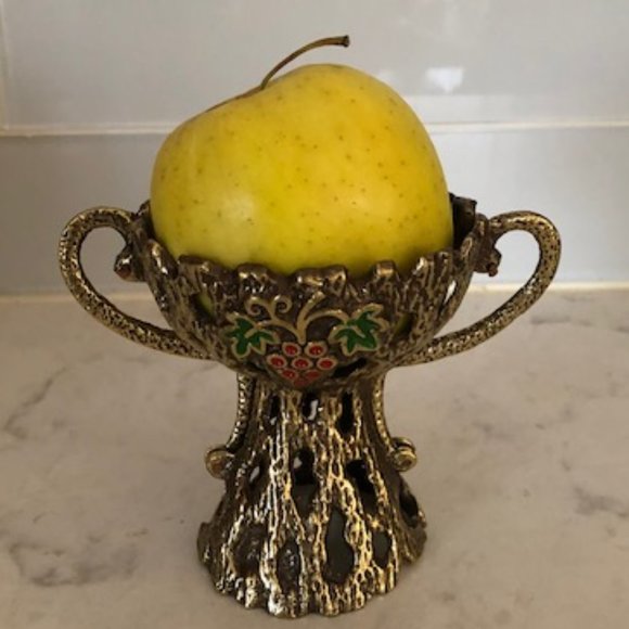 Brass vase. Candlestick. Israel. Very Rare. Unique - Picture 4 of 6